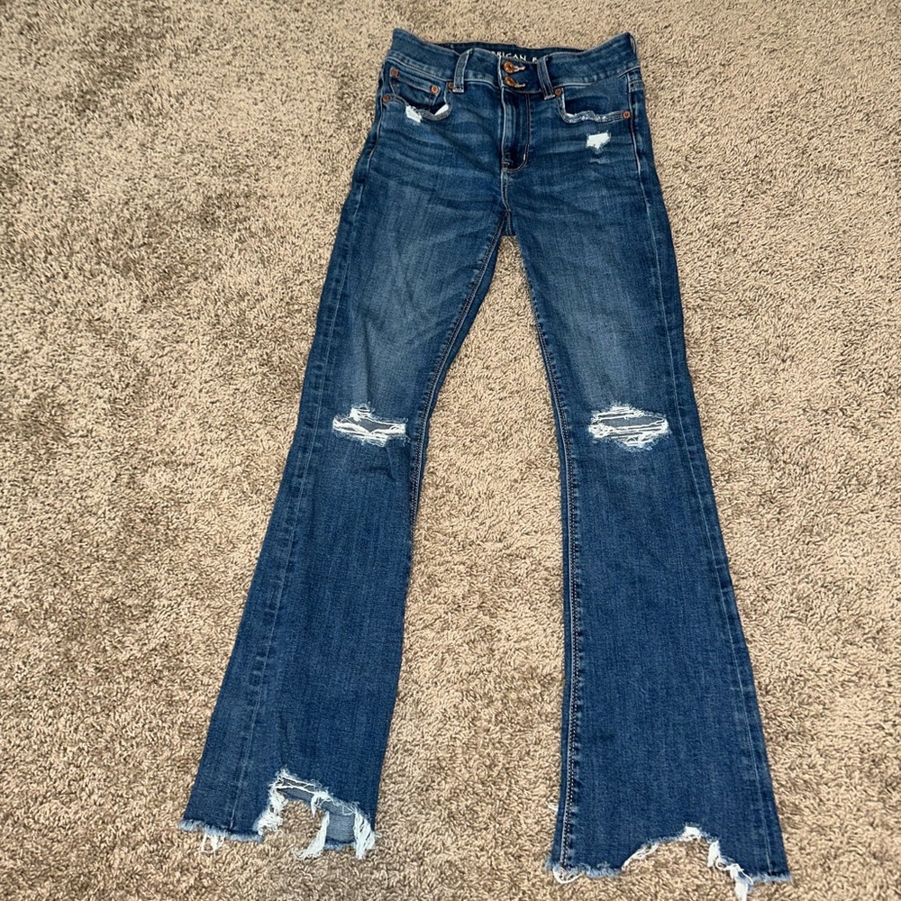 American Eagle High Ride Flares